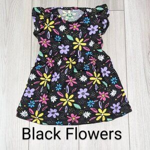 Ruffle Sleeve Cute Cotton Dress, NWOT || Pretty Prints || Toddler Dress